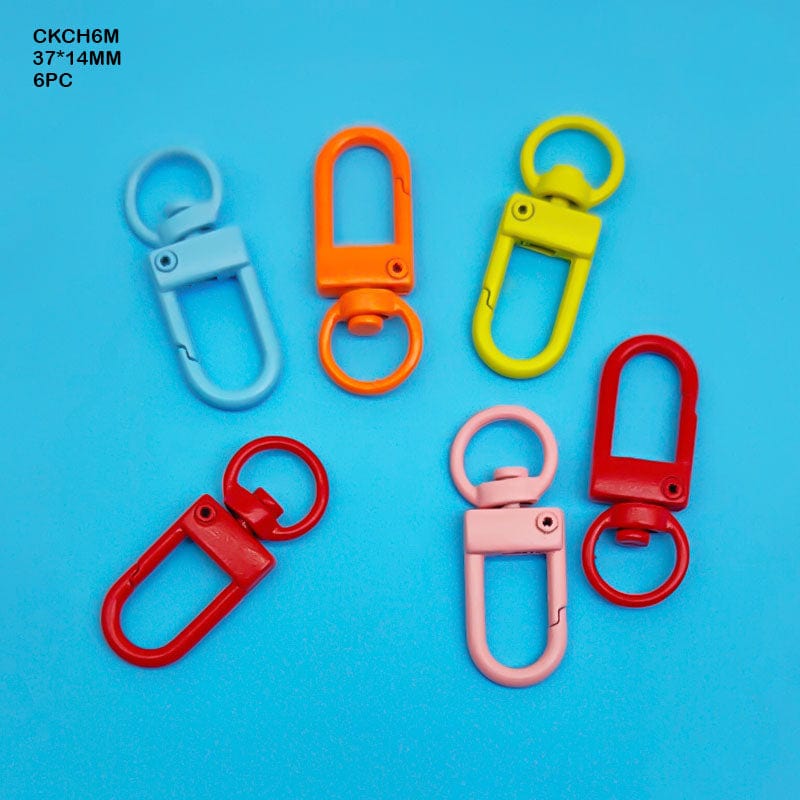 Ckch6M Candy Key Chain Hook 6Pcmulti 37*14Mm