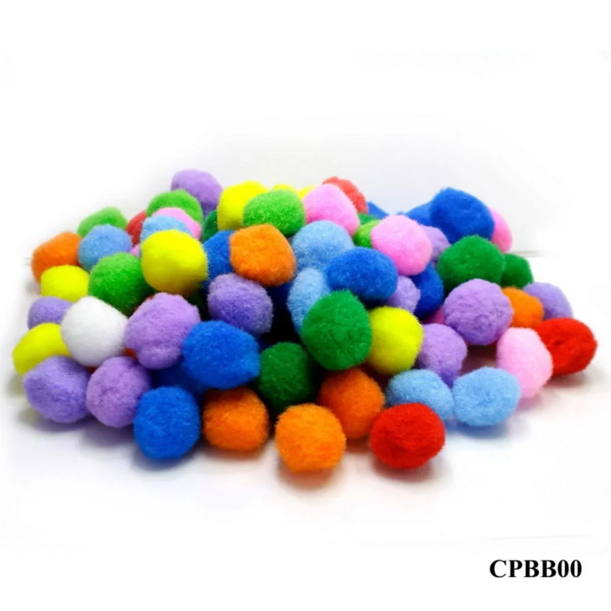 Craft Pom Pom Ball Big 3mm 100pcs CPBB00