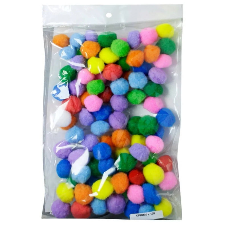 Craft Pom Pom Ball Big 3mm 100pcs CPBB00