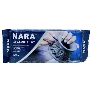 Nara Ceramic Clay 500gm Grey