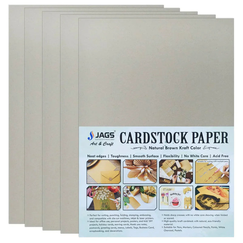 Card Stock Sheet Eco 500Gsm 5 Sheets A4 CSSEA4