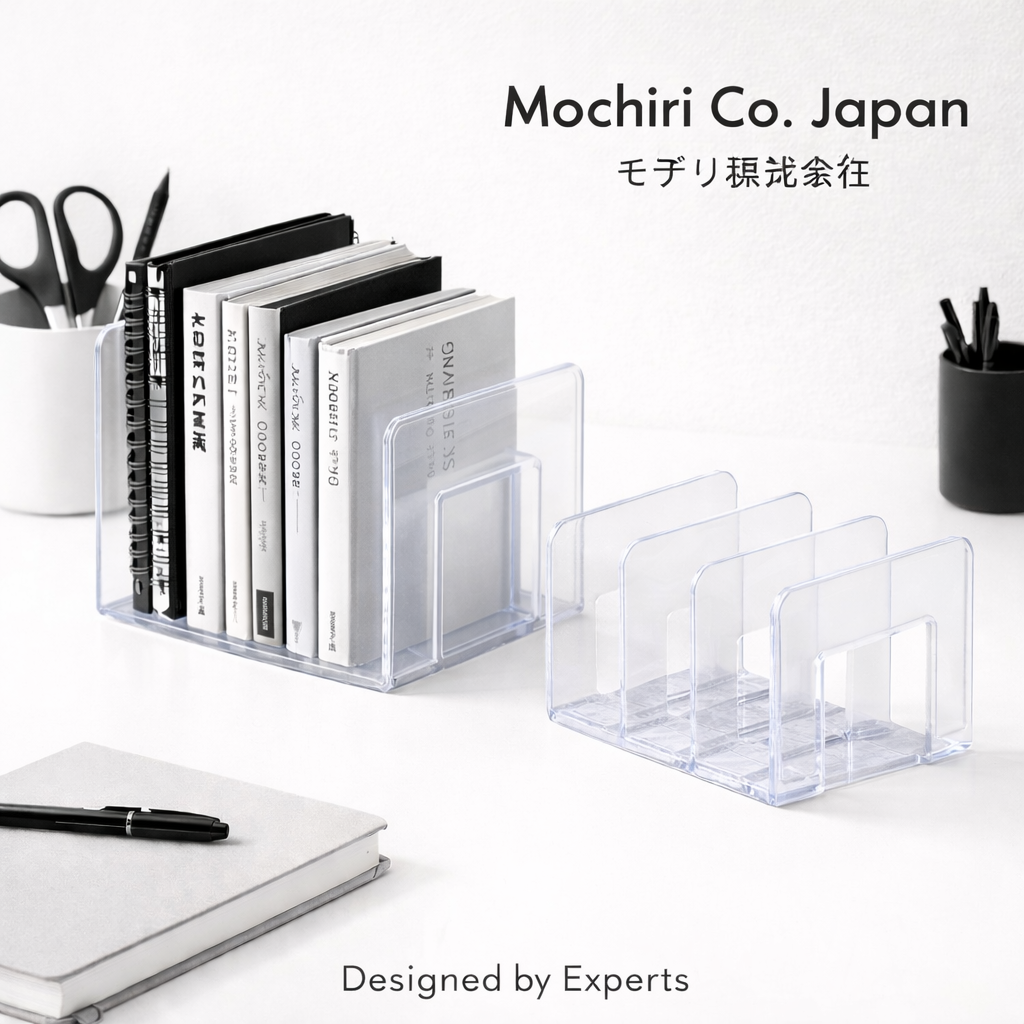 Mochiri Co. Japan 5-Slot Acrylic Book Divider Stand