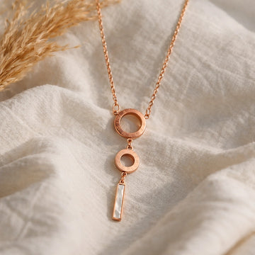 Korean Inspired Rose gold Tone Dainty Neckpiece | Long Lasting Anti-Tarnish Jewellery l Perfect Everyday Jewellery l Pack of 1