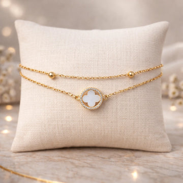 Korean Inspired Golden Tone Dainty Bracelet | Waterproof Anti-Tarnish Jewellery l Perfect Everyday Jewellery l Pack of 1