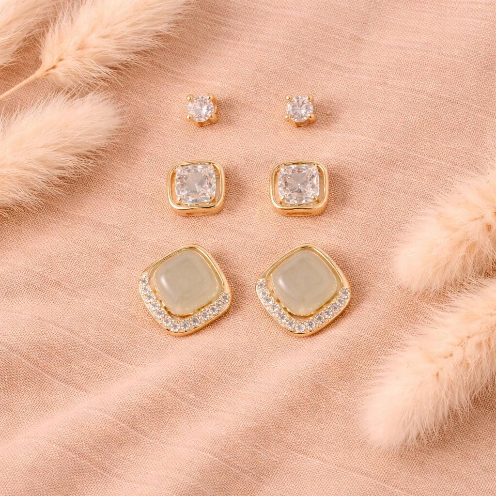 Korean Inspired Earrings | Anti-Tarnish & Long Lasting | Minimal Luxe Everyday Jewellery