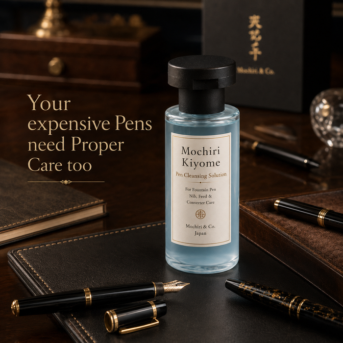 Mochiri & Co. Japan Kiyome Pen Cleansing Solution  For Fountain Pen Nib, Feed & Converter Care