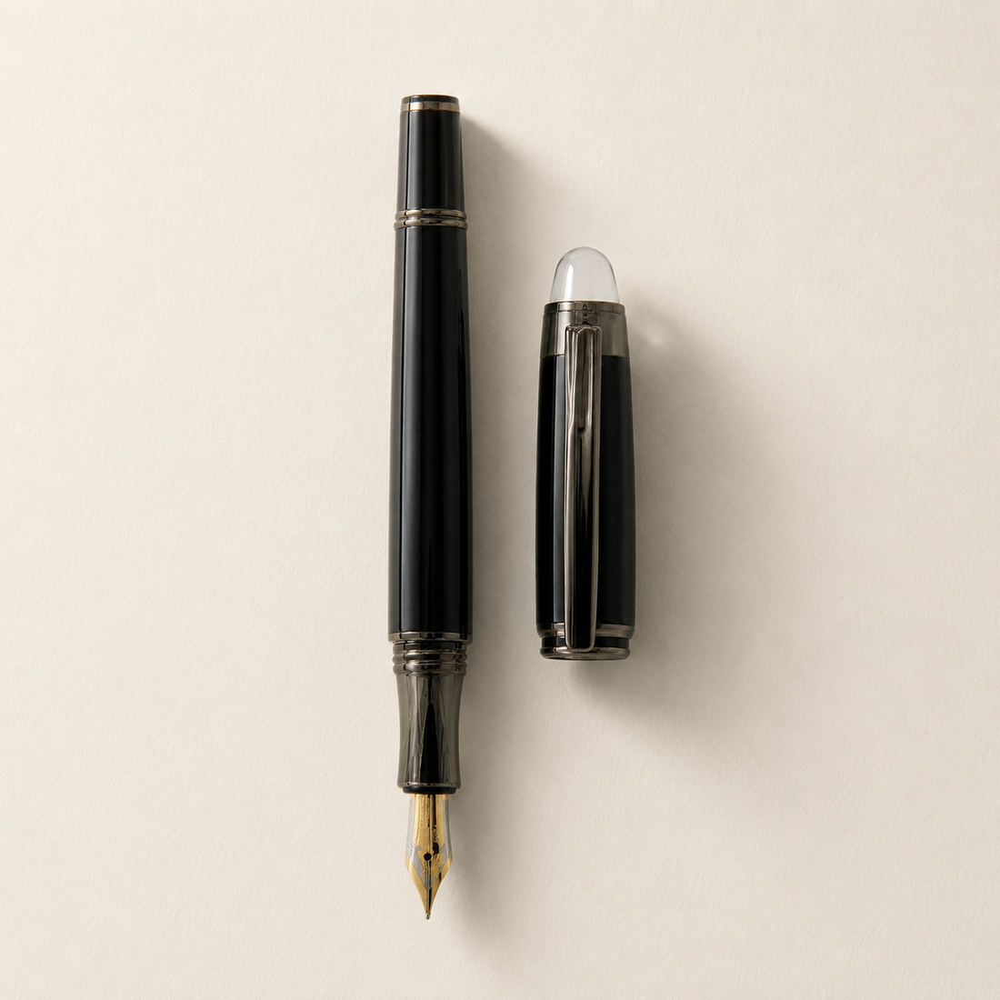 The Prestige Noir Collection | Premium Fountain Pen Set | Pack of 2 Pens