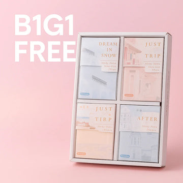 (BUY 1 GET 1 FREE) Cute Scenic edition sticky notes