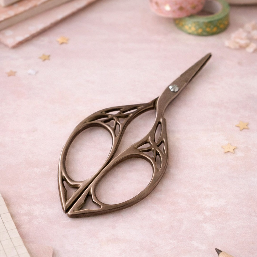 Premium Copper heavy metal scissor high sharpness | Craft & Paper Cutting l Pack of 1