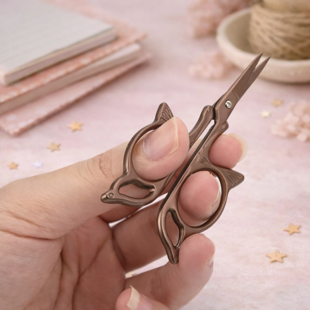 Premium Copper heavy metal scissor high sharpness | Craft & Paper Cutting l Pack of 1