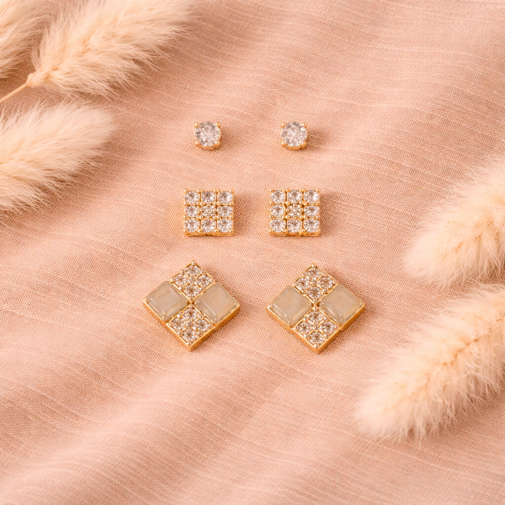 Korean Inspired Earrings | Anti-Tarnish & Long Lasting | Minimal Luxe Everyday Jewellery