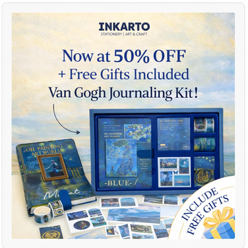 Van Gogh Jumbo journaling kit for 2026 with diary, stickers & bookmark