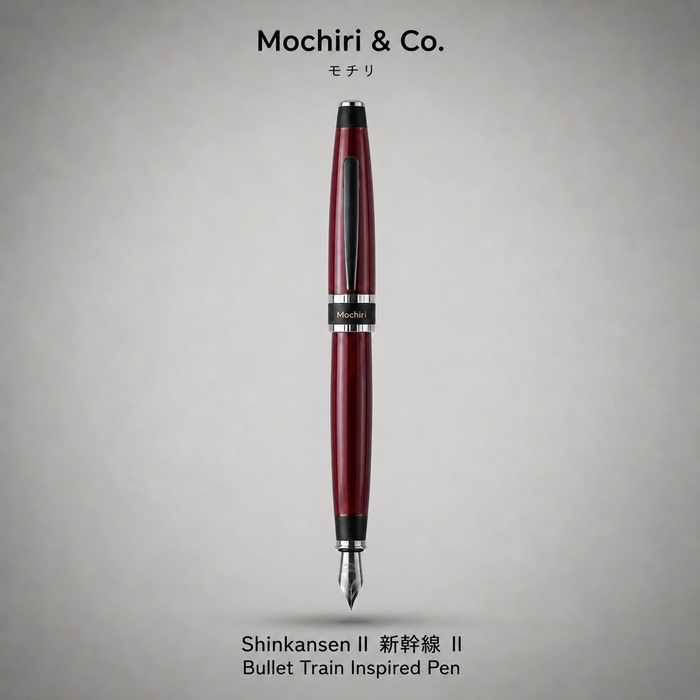 Mochiri & Co.  – Shinkansen II Edition Fountain Pen 新幹線に着想を得た設計 (Inspired by the Shinkansen High speed Bullet train) I inspired from Japanese Design