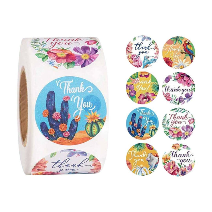 (JUMBO ROLL) Thank you labels for your small business (500 Labels) 1inch