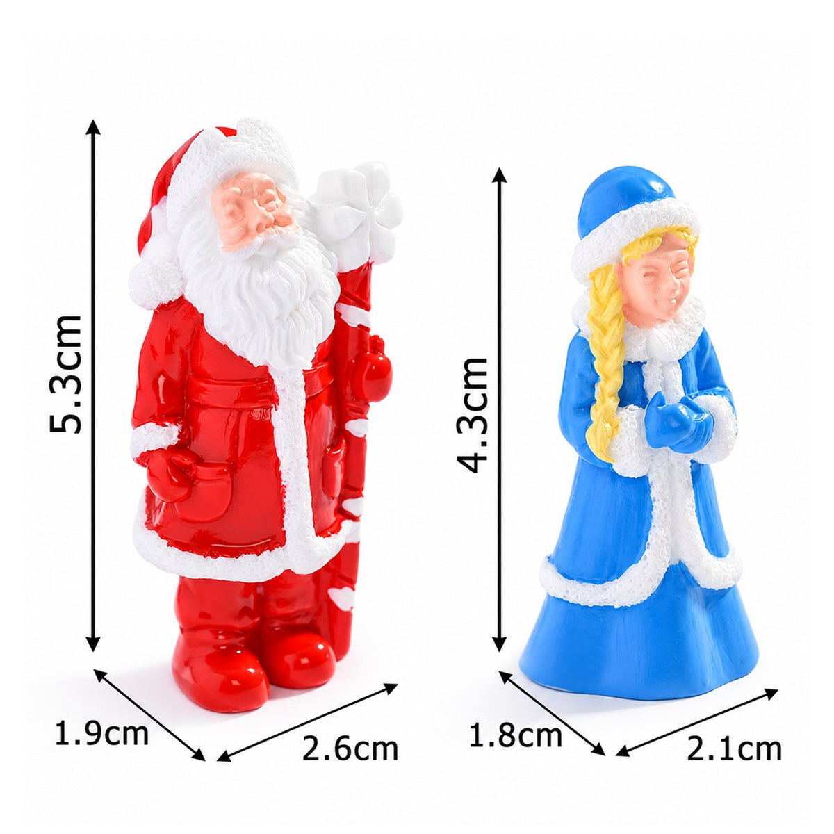 Miniature Christmas Couple Set