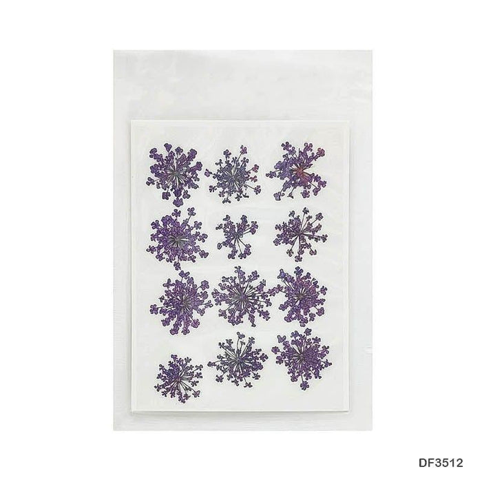 Purple Dried Flowers – Aesthetic Resin Jewelry & Craft Decoration | Pack of 1