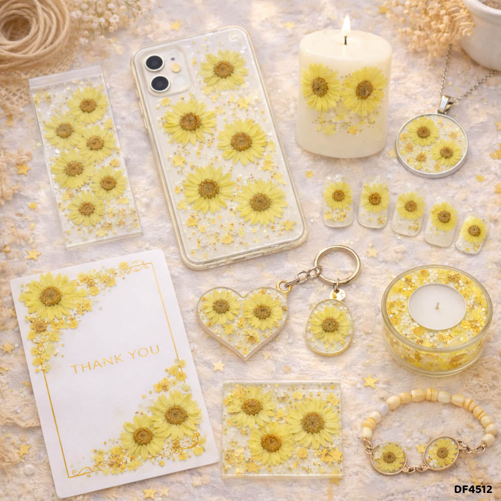 Dried Flower Sheet - 12 Flowers per Sheet (Design 20)