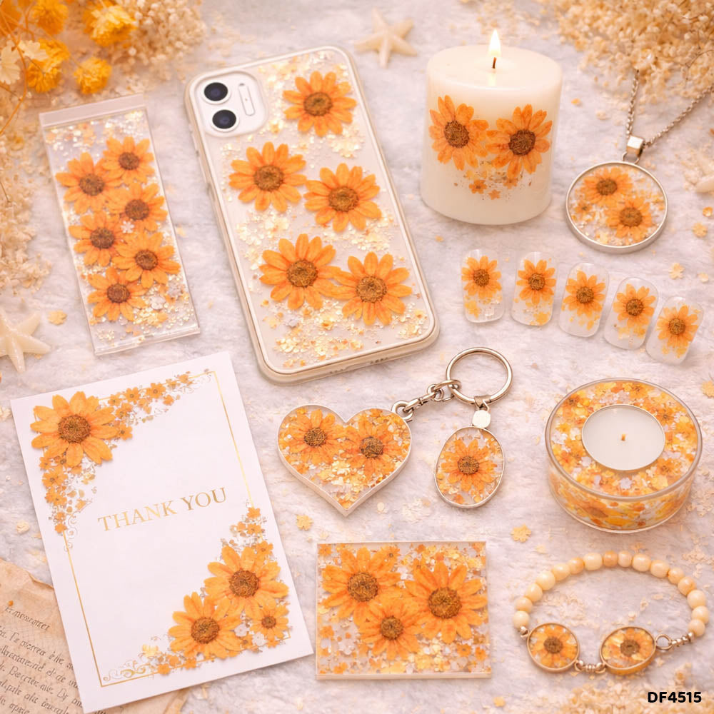 Dried Flower Sheet - 12 Flowers per Sheet (Design 8)
