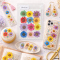 Dried Flower Sheet - 12 Flowers per Sheet (Design 23)
