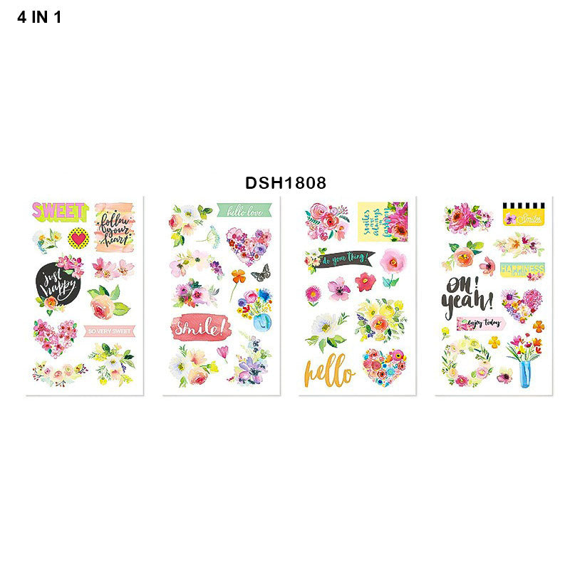Deco Sticker Eno 4-in-1 Set for Journaling (Design 1)