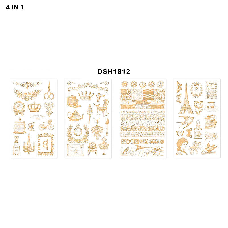 Deco Sticker Eno 4-in-1 Set for Journaling (Design 2)