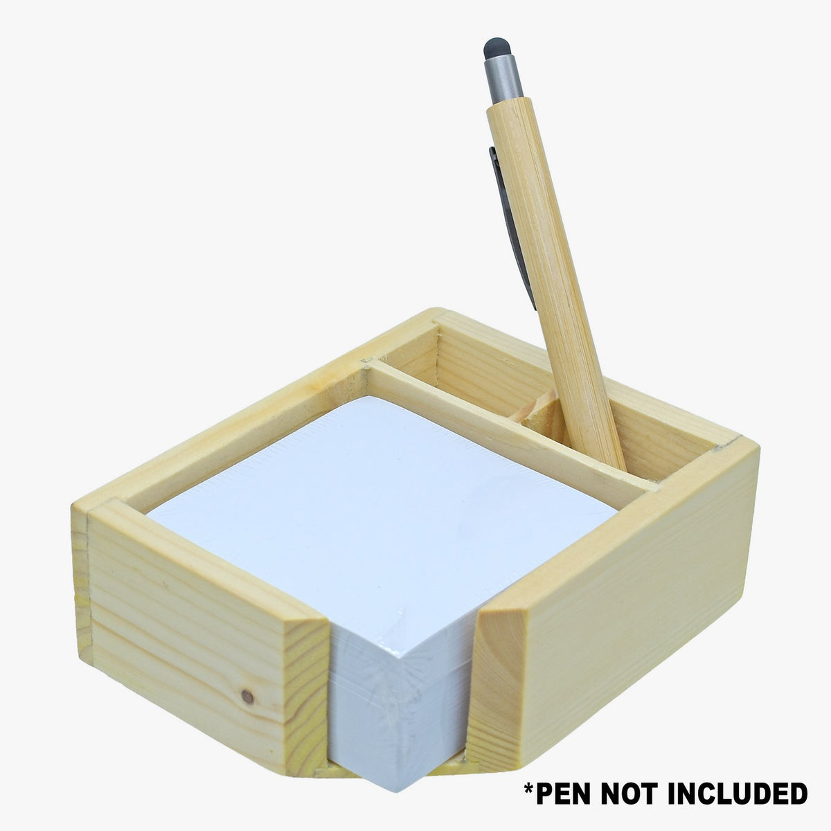 Wooden Memo Holder With Memo Cards view 3