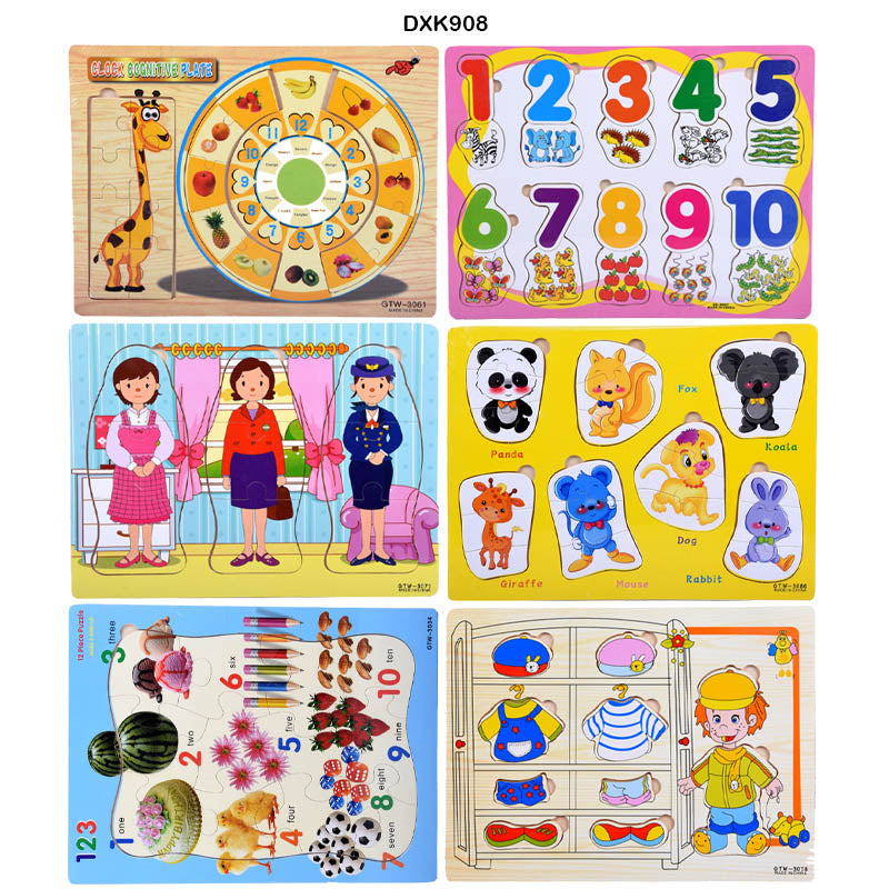 Wooden A4 Puzzle Board 22x30cm