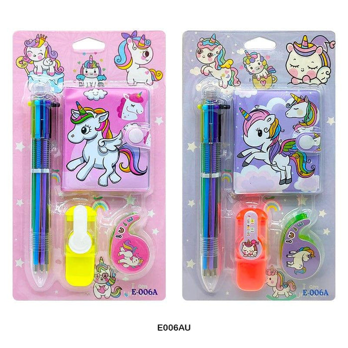 Unicorn Stationery Gift Set       Code  E006Au