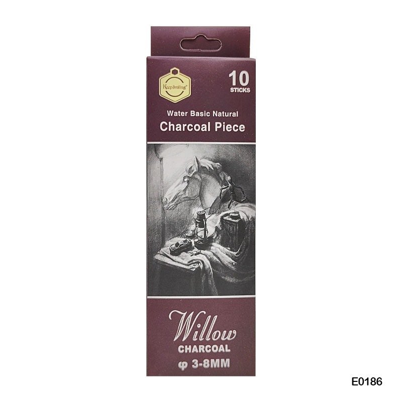 Charcoal Piece Sticks 10Pc (E0186)