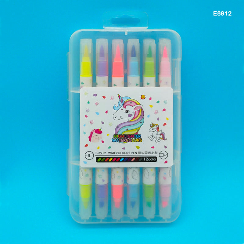 Marker Pen I Two Tone Side Water Color Highlighter