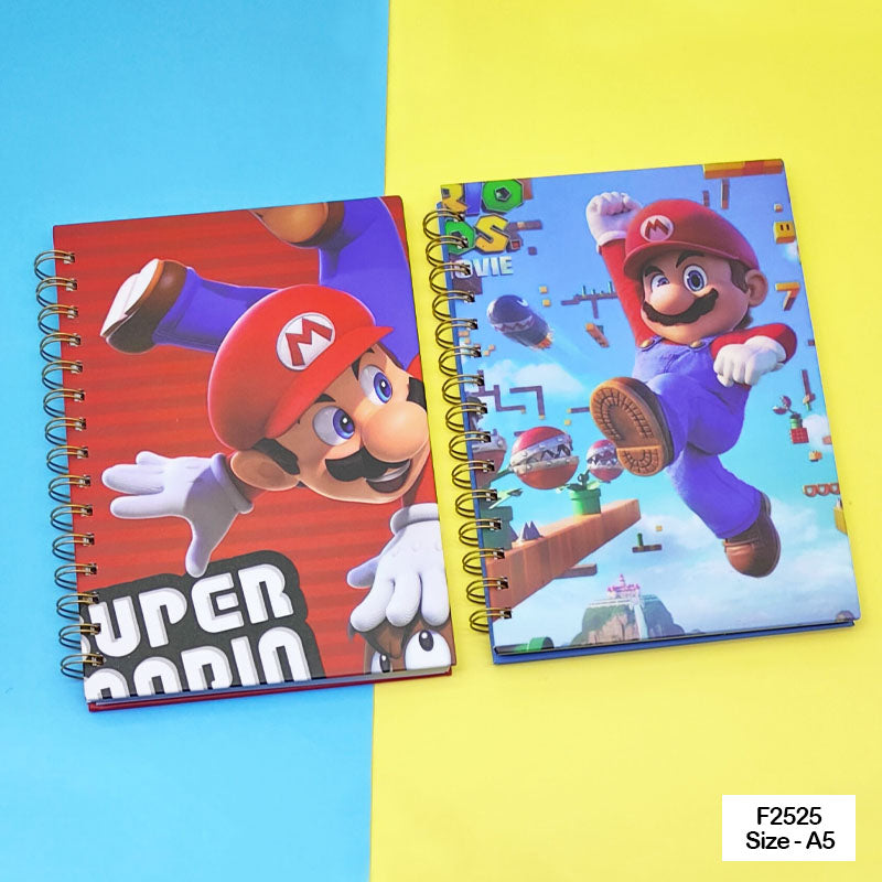 Printed Spiral Diary 15x21cm - Notebook (Design 3)