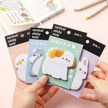 (Buy 1 Get 1 Free) Mini Cute Animal Sticky Notes | 30 Sheets 3x3