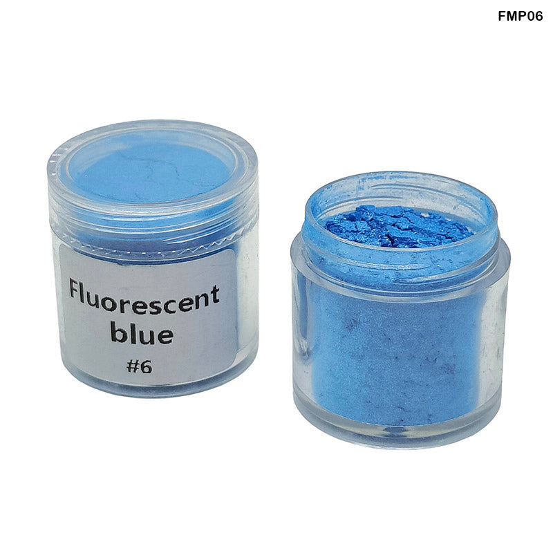 Fmp06 Fluorescent Blue Mica Pearl Powder