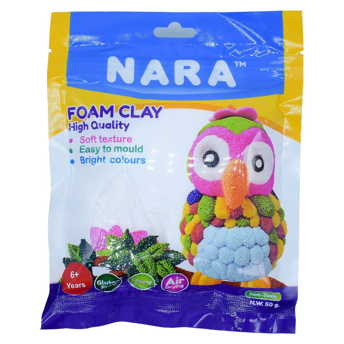Nara Foam Clay 50gm White