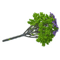 Artificial Miniature Tree Green & Purple 120mm alternate view