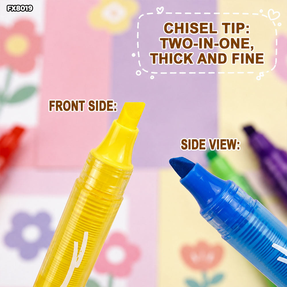 Highlighter Marker Set - 6 Colours