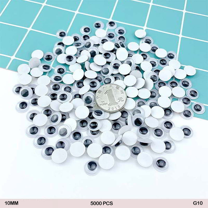 Googly Eyes I Eye Round 10 Mm I Pack of 5000