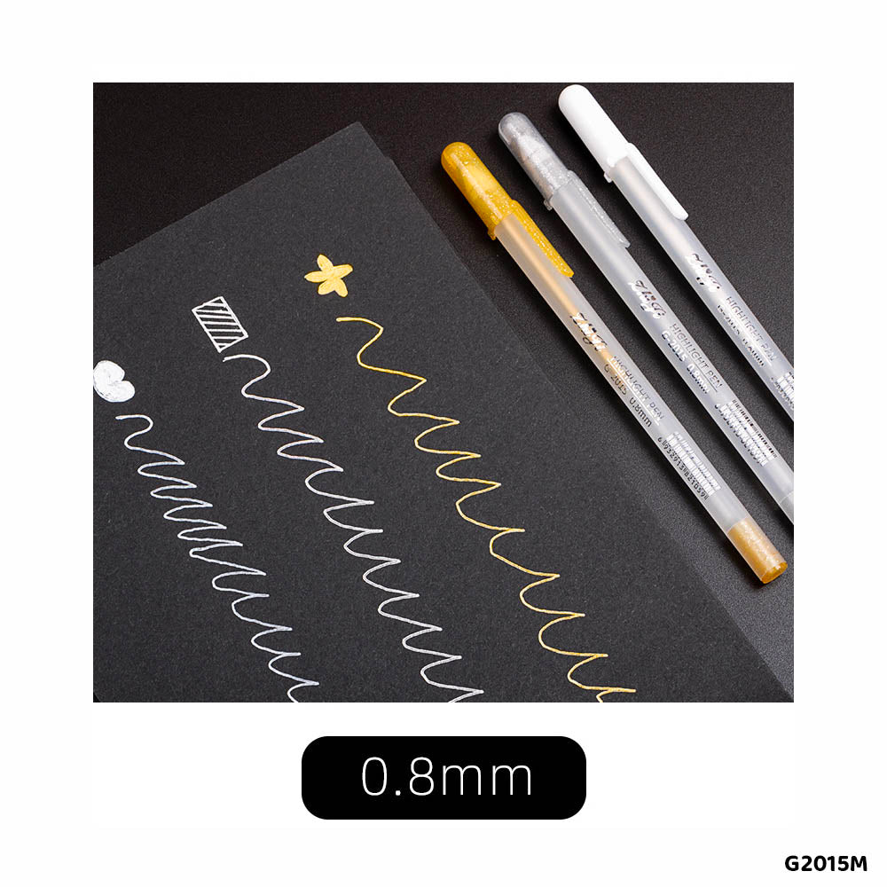 Highlighter Pens Multicolour 0.8mm - Pack of 3