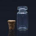 Mini Glass Bottles with Cork Stoppers 2.5ml