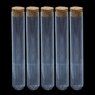 Glass Message Bottles with Cork Lid 32ml