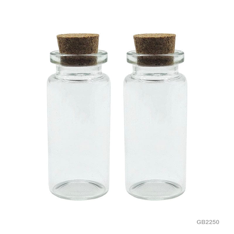 Message Glass Bottle (Gb2250) 22X50Mm Cc 12Pcs