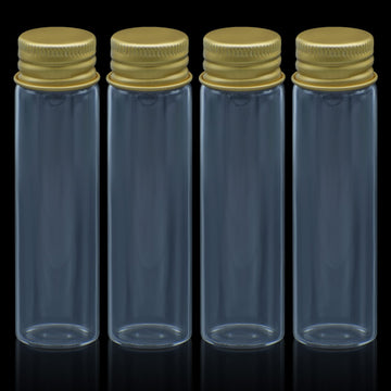 Mini Glass Bottles with Gold Cap 20ml