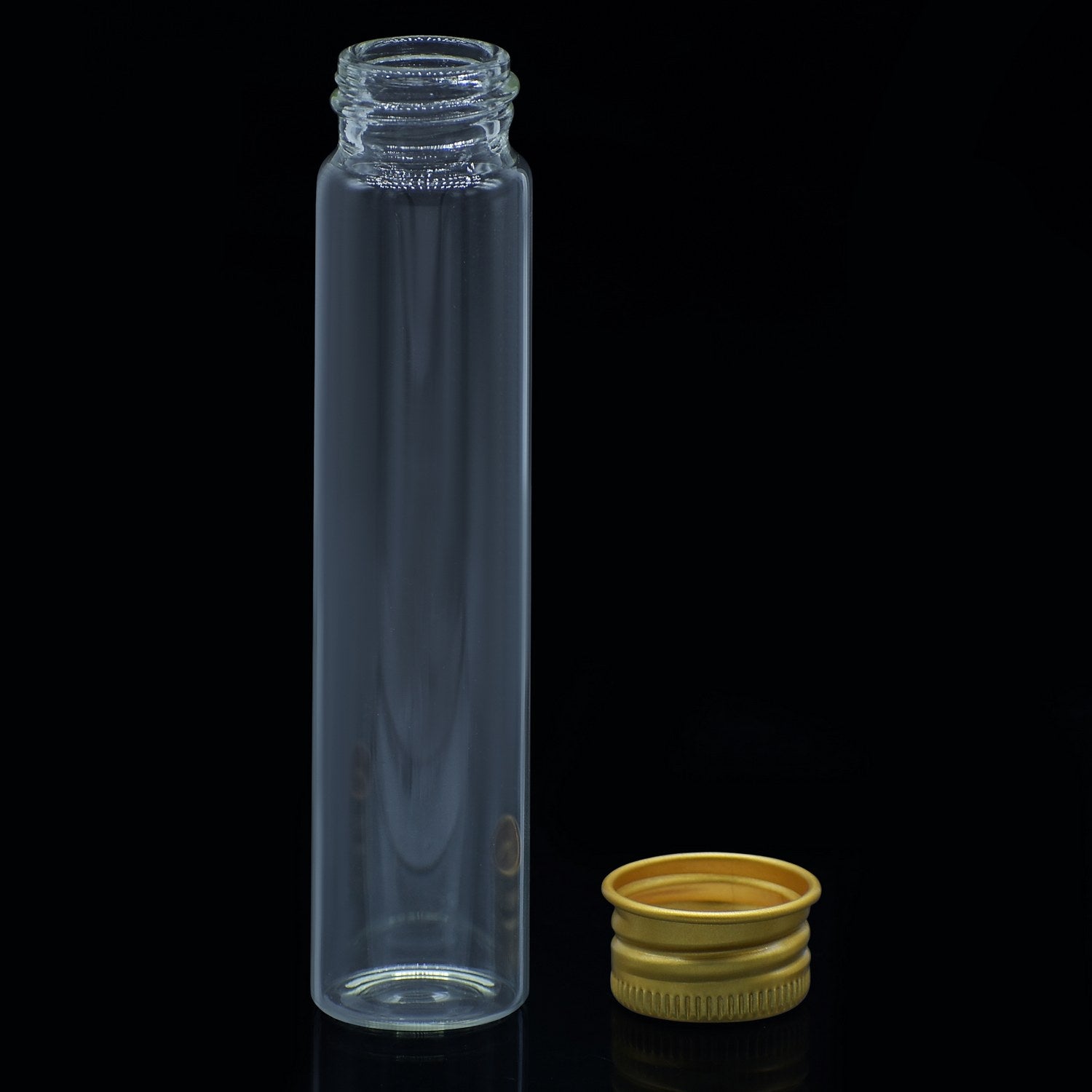 Mini Glass Bottles with Gold Cap 25ml