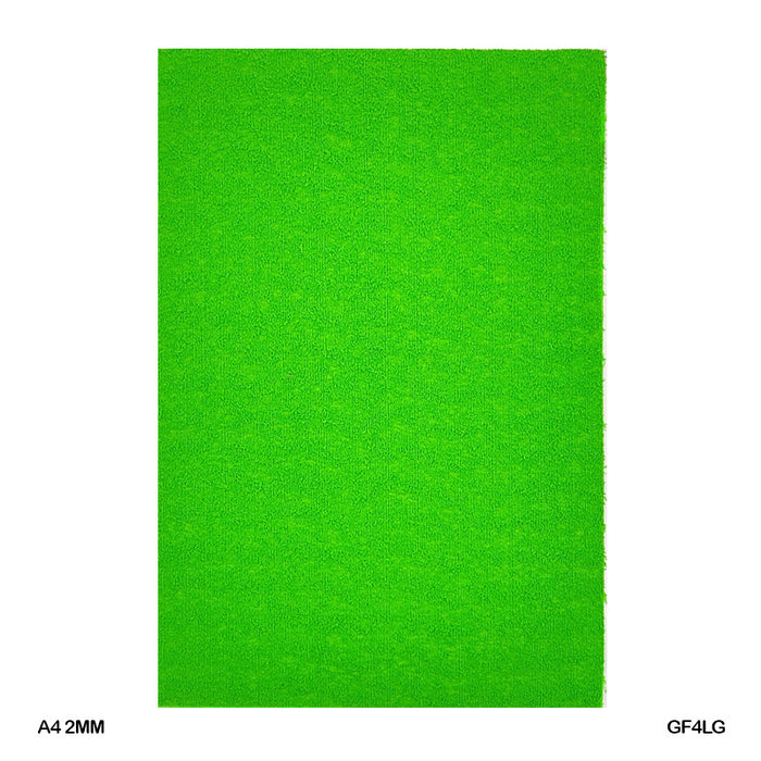 Grass Foam Sheet A4 Light Green 2mm - Pack of 10