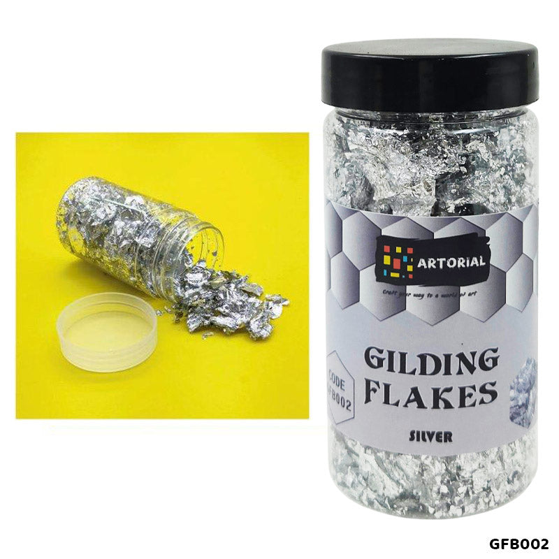 Gilding Flakes Bottle Silver for Resin Art & Crafts