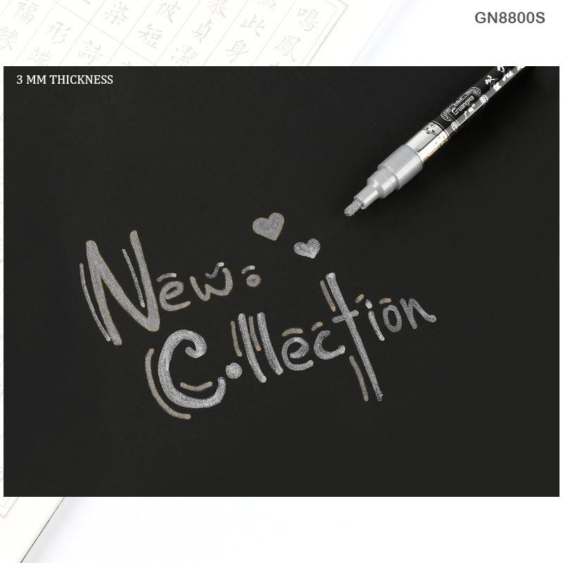 Silver Paint Marker Pen for Art & Crafts