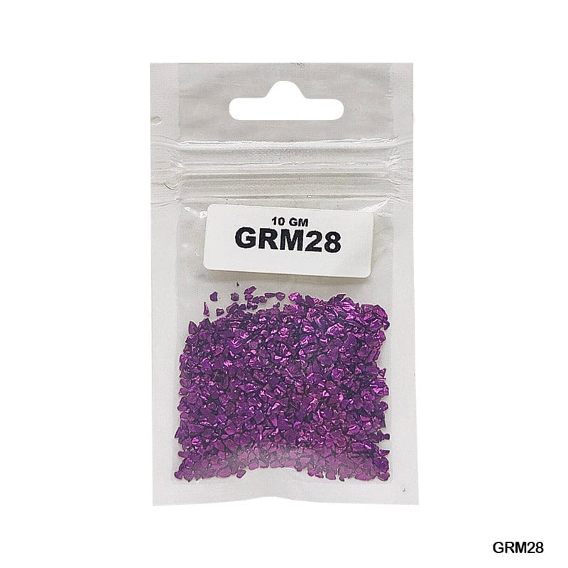 Grm28 Glass Metallic Resin Stones for Resin & DIYs 10Gm