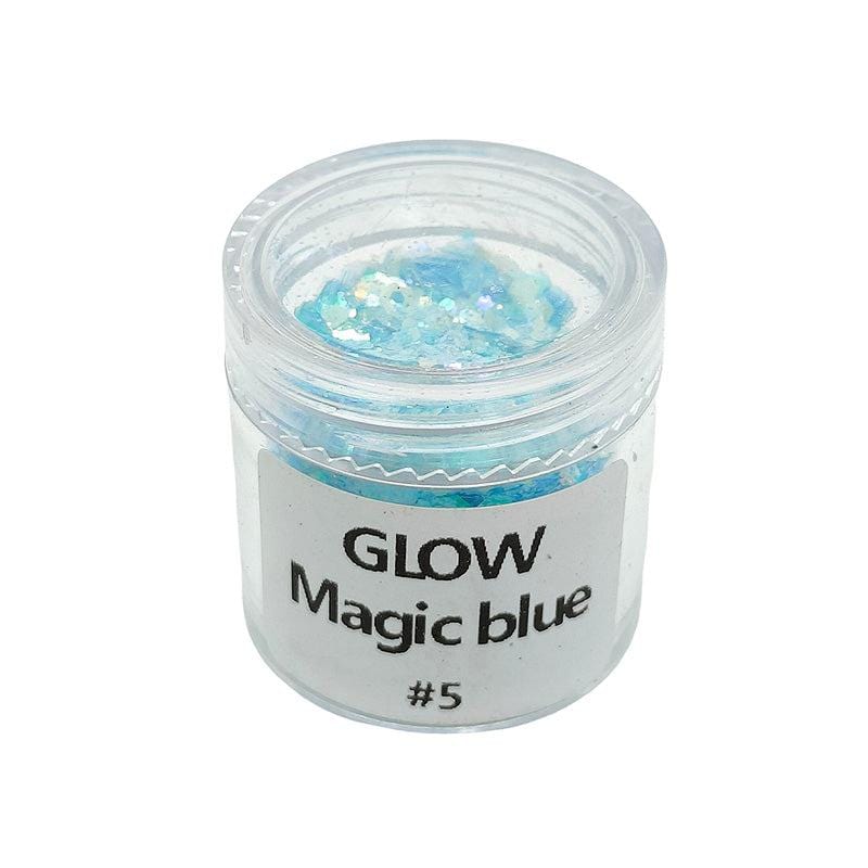 Gshg05 Glow Shimmer Glitter Magic Blue