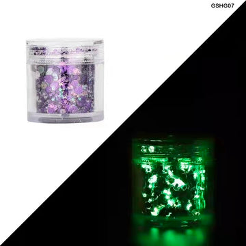 Gshg07 Glow Shimmer Glitter Magic Violet