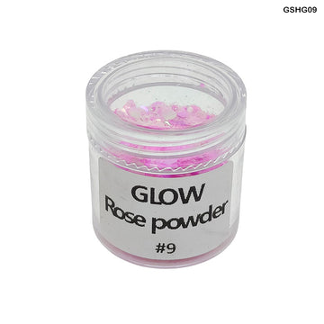 Gshg09 Glow Shimmer Glitter Rose Powder
